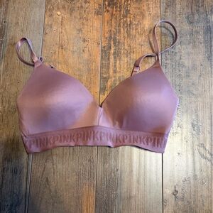 Women’s Victoria’s Secret PINK wear everyday push up bra in maroon  32b